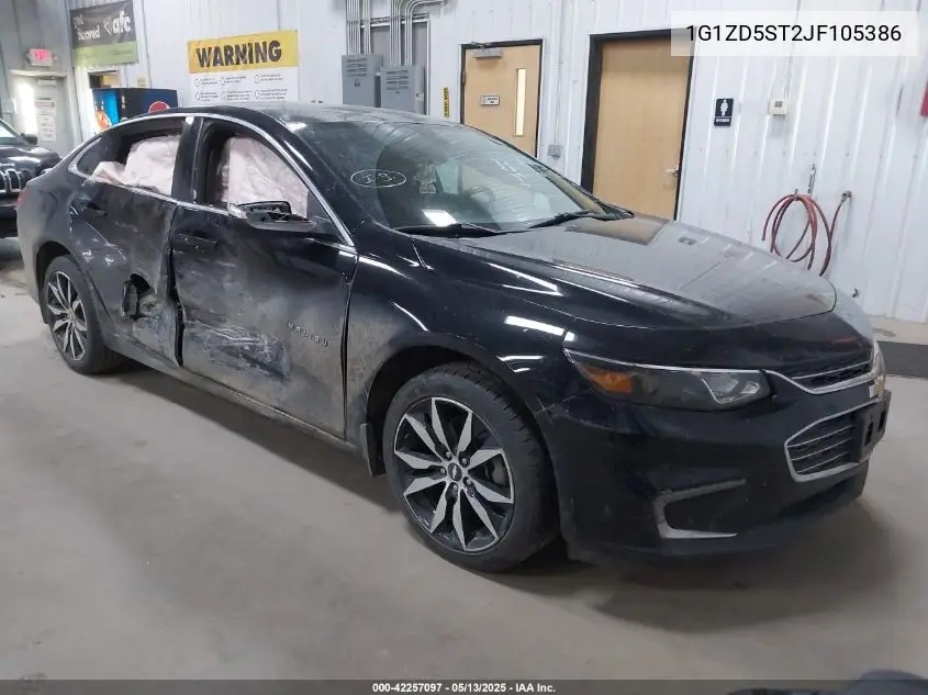 2018 Chevrolet Malibu Lt VIN: 1G1ZD5ST2JF105386 Lot: 42257097