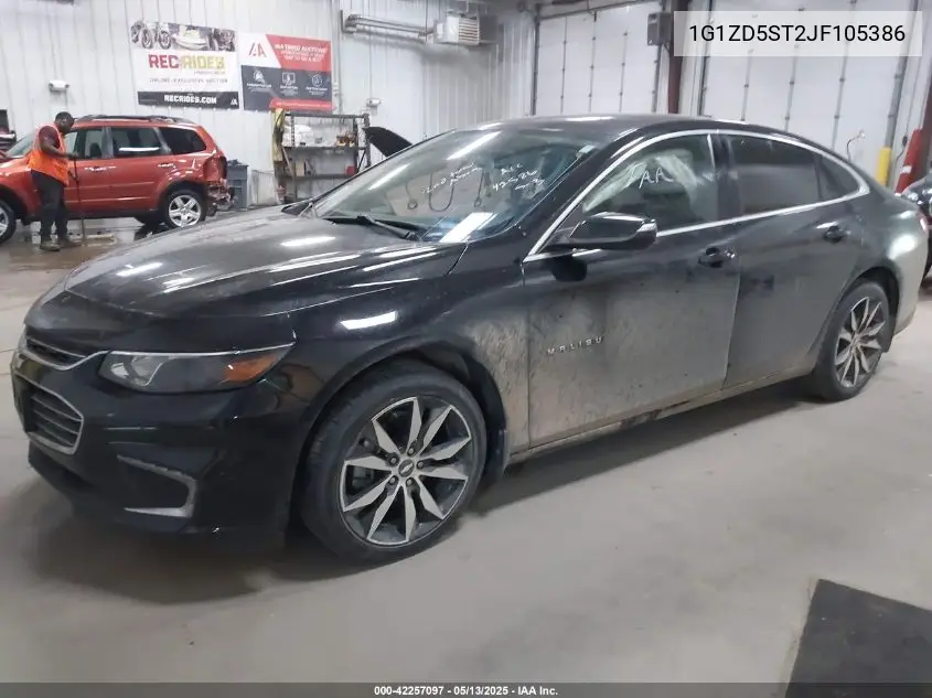 2018 Chevrolet Malibu Lt VIN: 1G1ZD5ST2JF105386 Lot: 42257097