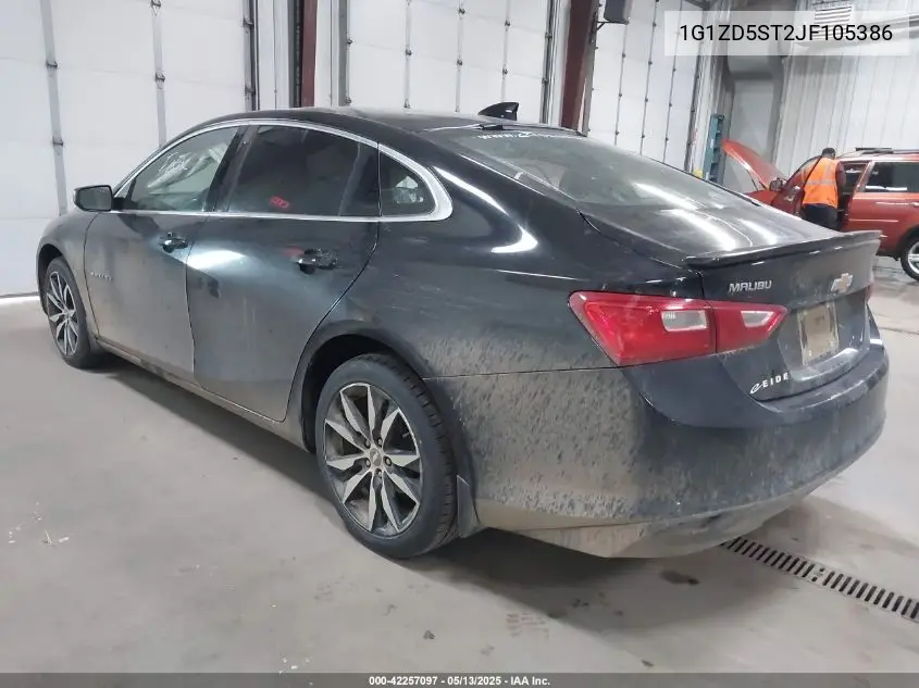 2018 Chevrolet Malibu Lt VIN: 1G1ZD5ST2JF105386 Lot: 42257097