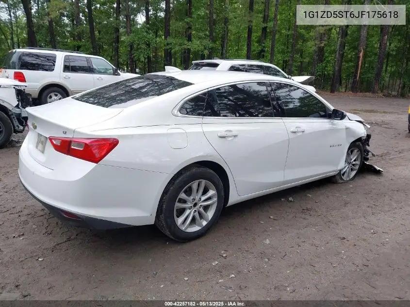 2018 Chevrolet Malibu Lt VIN: 1G1ZD5ST6JF175618 Lot: 42257182