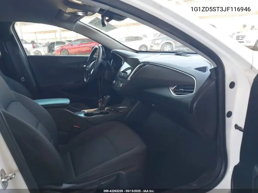 2018 Chevrolet Malibu Lt VIN: 1G1ZD5ST3JF116946 Lot: 42262226
