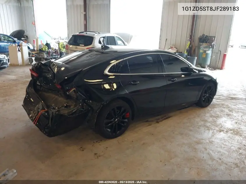 2018 Chevrolet Malibu Lt VIN: 1G1ZD5ST8JF289183 Lot: 42263520