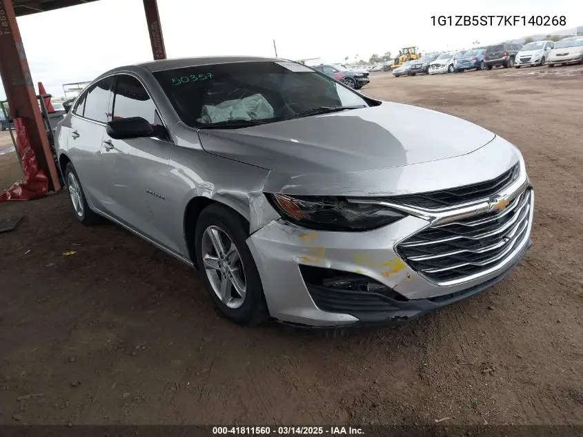 2019 Chevrolet Malibu 1Ls VIN: 1G1ZB5ST7KF140268 Lot: 41811560