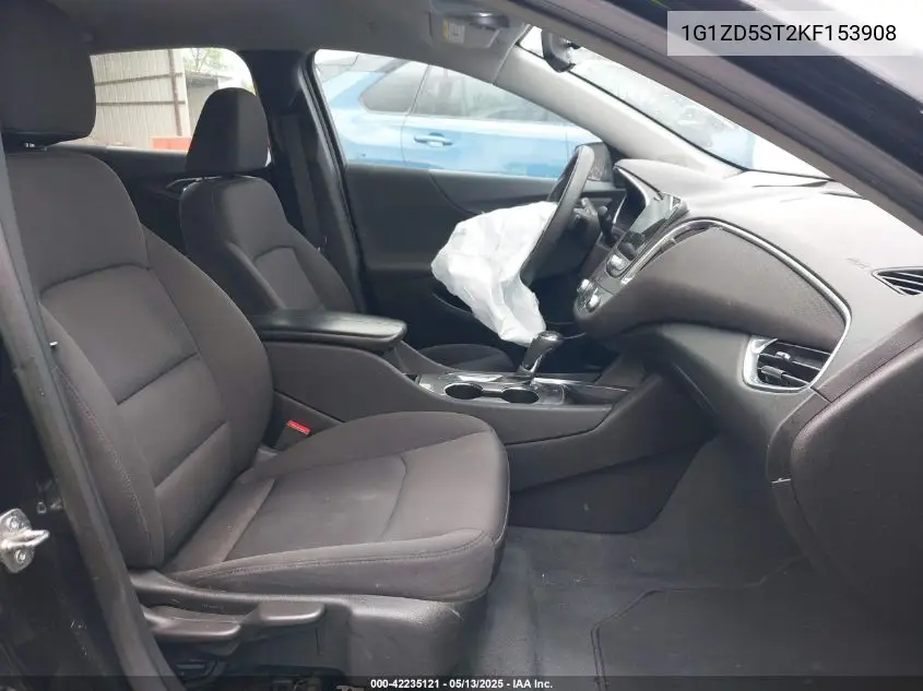 2019 Chevrolet Malibu Lt VIN: 1G1ZD5ST2KF153908 Lot: 42235121