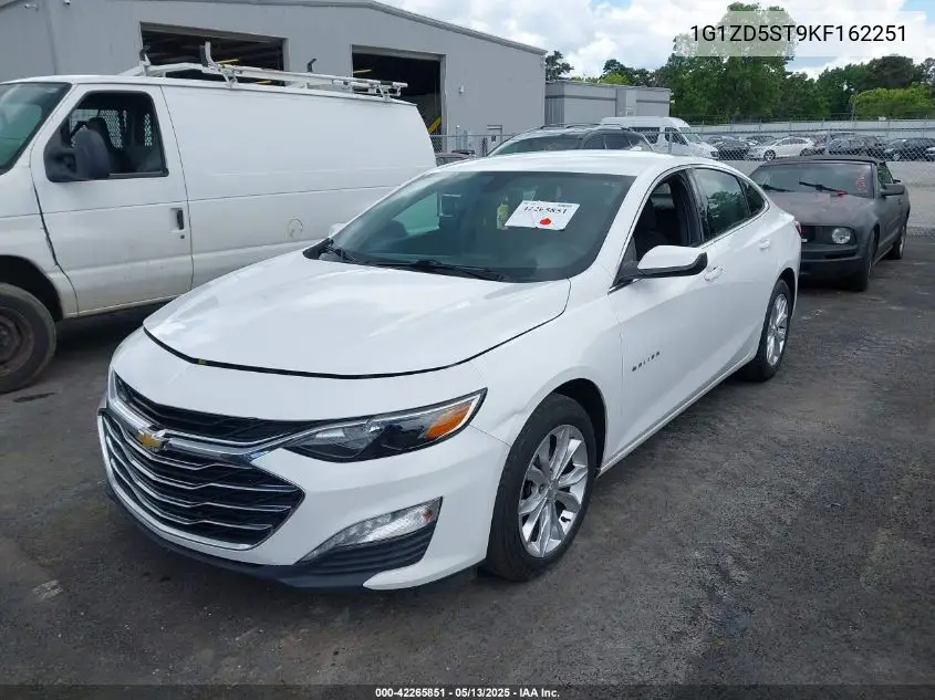 2019 Chevrolet Malibu Lt VIN: 1G1ZD5ST9KF162251 Lot: 42265851