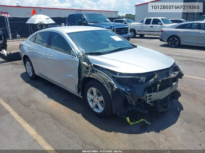 2019 Chevrolet Malibu 1Ls VIN: 1G1ZB5ST6KF219365 Lot: 42775684