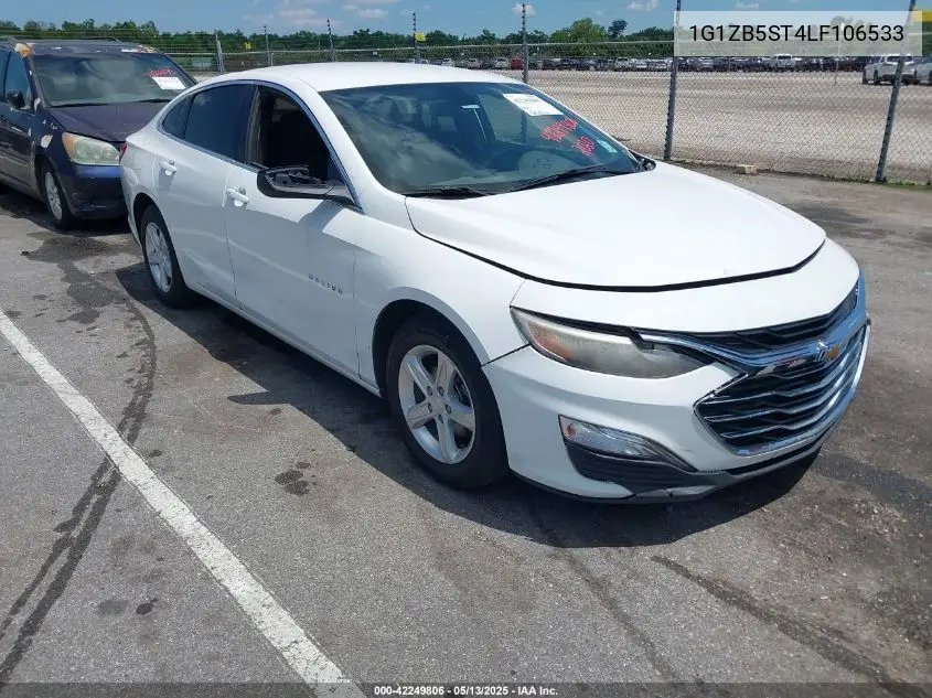 2020 Chevrolet Malibu Fwd Ls VIN: 1G1ZB5ST4LF106533 Lot: 42249806