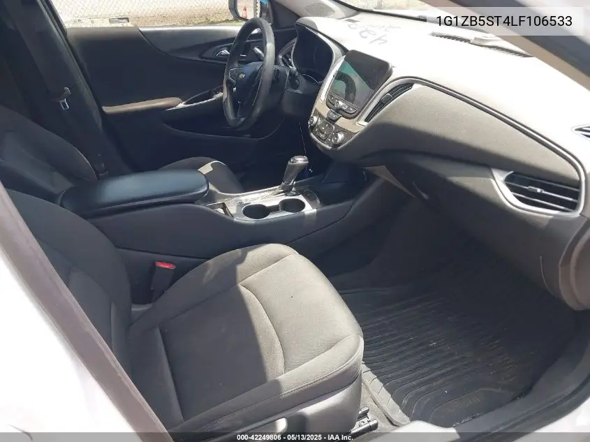 2020 Chevrolet Malibu Fwd Ls VIN: 1G1ZB5ST4LF106533 Lot: 42249806
