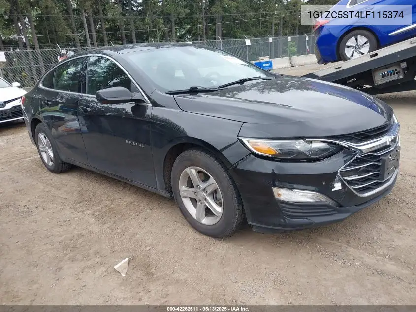 2020 Chevrolet Malibu Fwd 1Fl VIN: 1G1ZC5ST4LF115374 Lot: 42262611