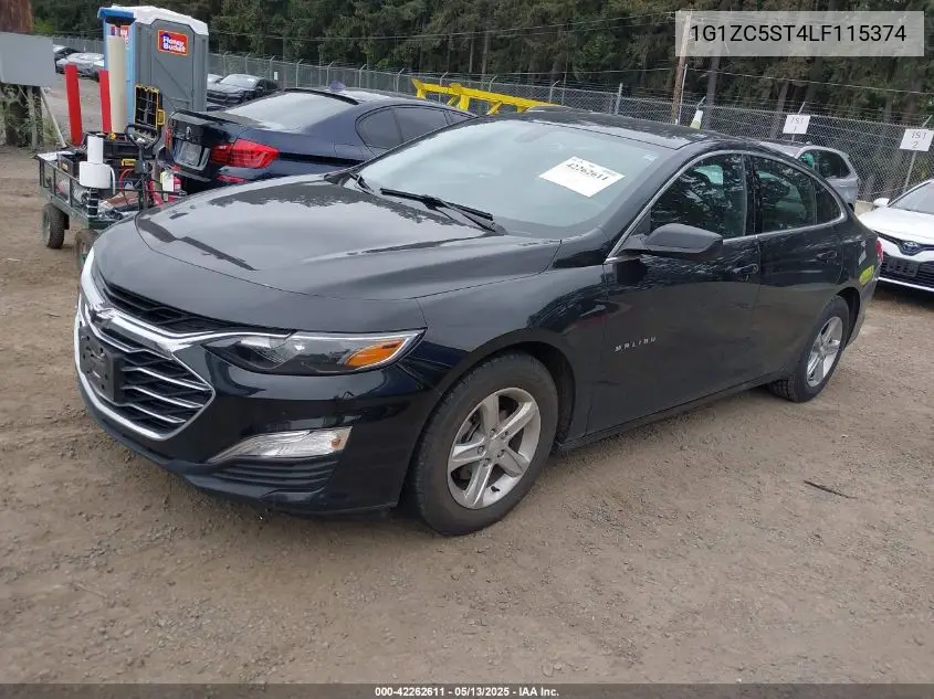 2020 Chevrolet Malibu Fwd 1Fl VIN: 1G1ZC5ST4LF115374 Lot: 42262611