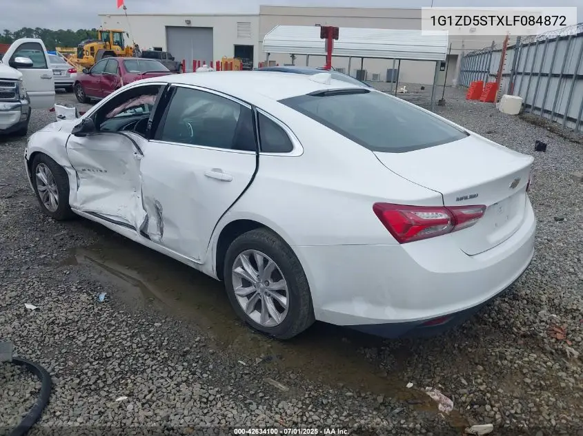 2020 Chevrolet Malibu Fwd Lt VIN: 1G1ZD5STXLF084872 Lot: 42634100