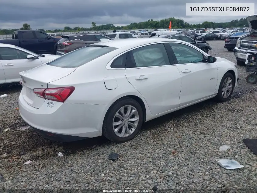 2020 Chevrolet Malibu Fwd Lt VIN: 1G1ZD5STXLF084872 Lot: 42634100
