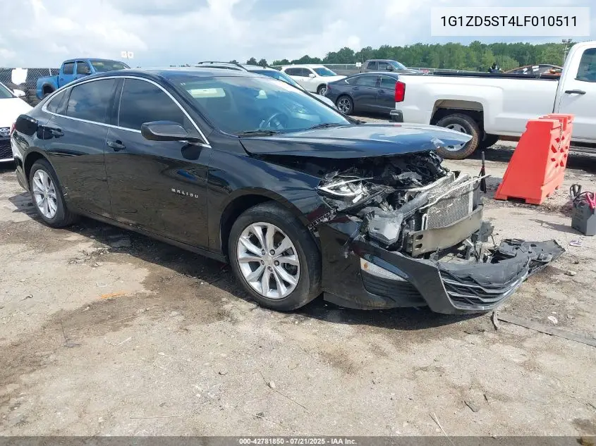 2020 Chevrolet Malibu Fwd Lt VIN: 1G1ZD5ST4LF010511 Lot: 42781850