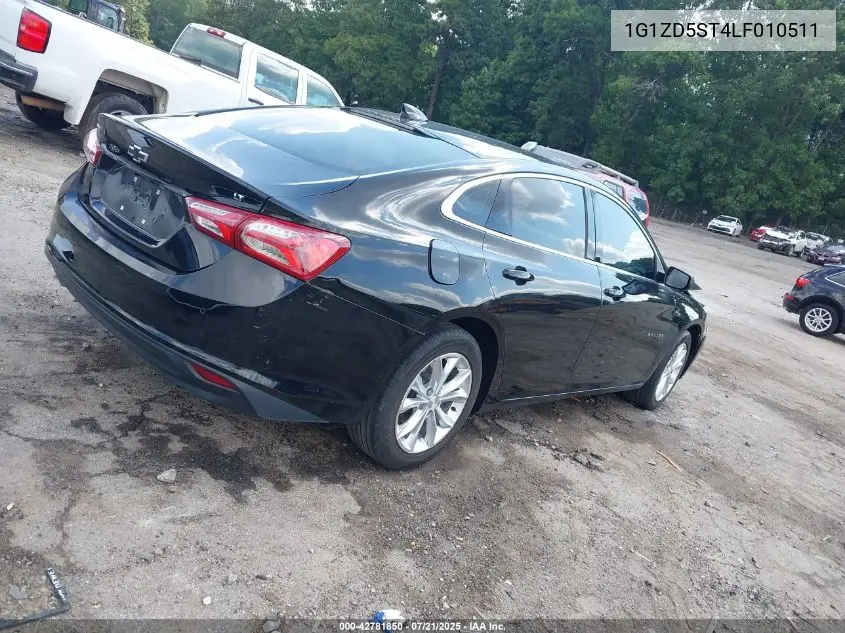 2020 Chevrolet Malibu Fwd Lt VIN: 1G1ZD5ST4LF010511 Lot: 42781850
