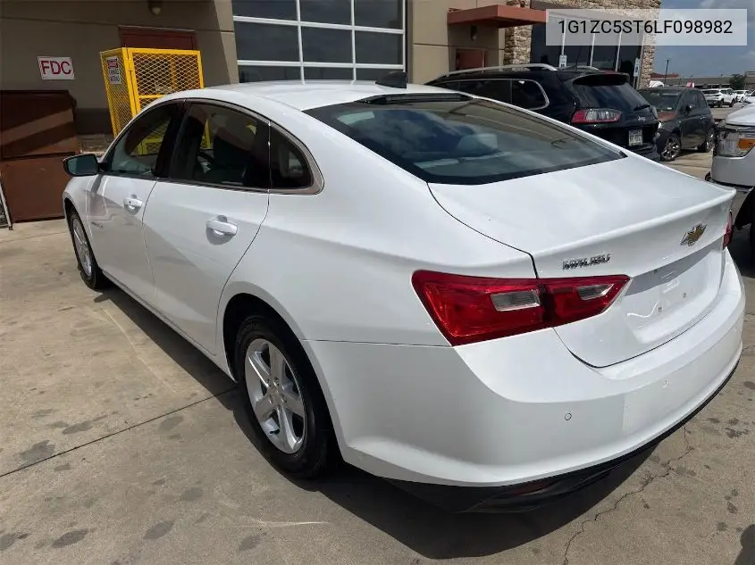 2020 Chevrolet Malibu Fwd 1Fl VIN: 1G1ZC5ST6LF098982 Lot: 42832732
