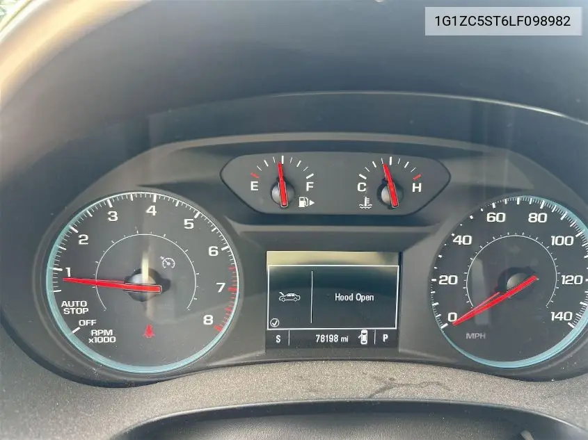 2020 Chevrolet Malibu Fwd 1Fl VIN: 1G1ZC5ST6LF098982 Lot: 42832732