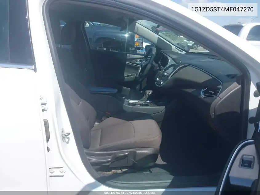 2021 Chevrolet Malibu Fwd Lt VIN: 1G1ZD5ST4MF047270 Lot: 42776273