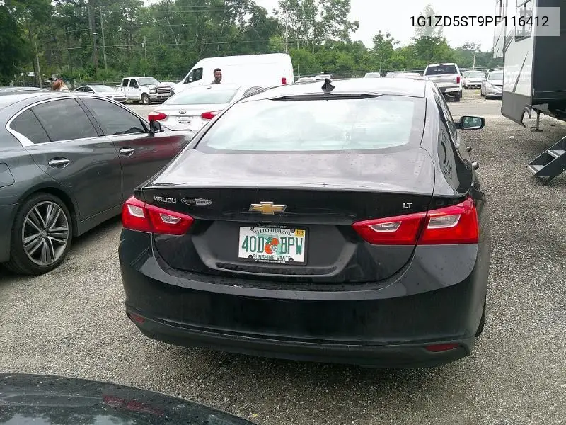 2023 Chevrolet Malibu Lt VIN: 1G1ZD5ST9PF116412 Lot: 42271857