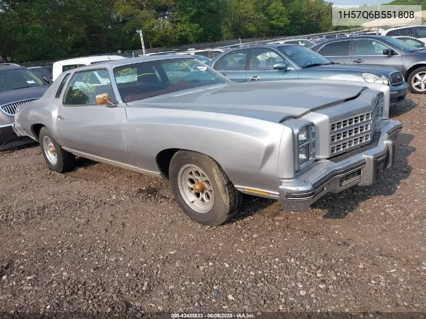 1976 Chevrolet Monte Carlo VIN: 1H57Q6B551808 Lot: 42455533