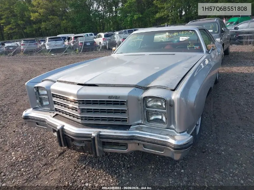 1976 Chevrolet Monte Carlo VIN: 1H57Q6B551808 Lot: 42455533