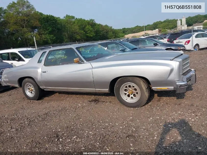 1976 Chevrolet Monte Carlo VIN: 1H57Q6B551808 Lot: 42455533