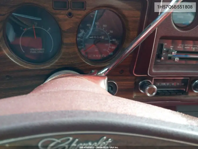 1976 Chevrolet Monte Carlo VIN: 1H57Q6B551808 Lot: 42455533