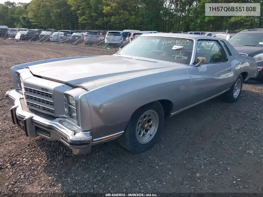 1976 Chevrolet Monte Carlo VIN: 1H57Q6B551808 Lot: 42455533