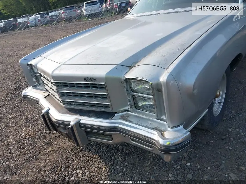 1976 Chevrolet Monte Carlo VIN: 1H57Q6B551808 Lot: 42455533