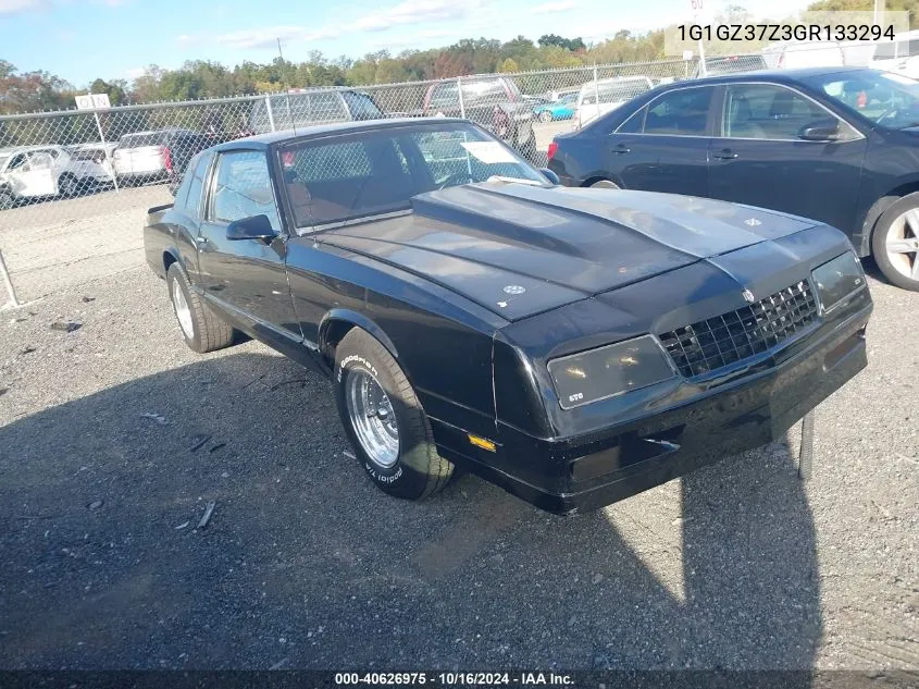 1986 Chevrolet Monte Carlo VIN: 1G1GZ37Z3GR133294 Lot: 40626975