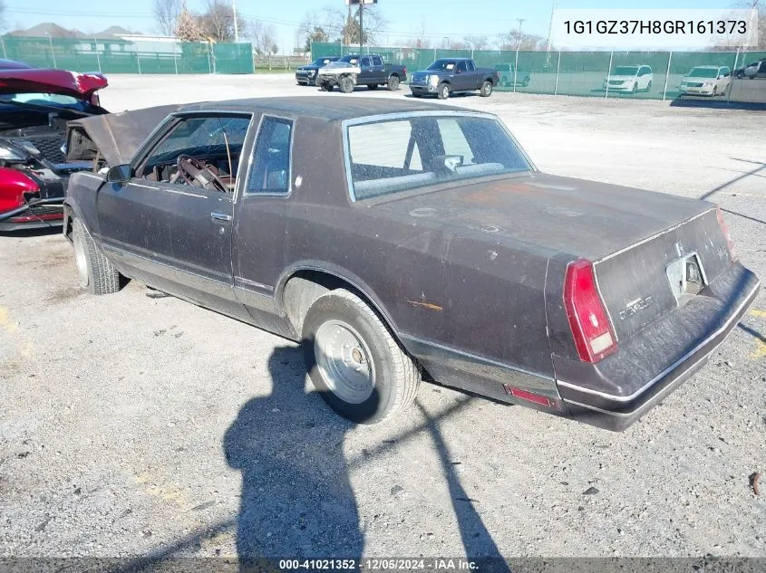 1986 Chevrolet Monte Carlo VIN: 1G1GZ37H8GR161373 Lot: 41021352