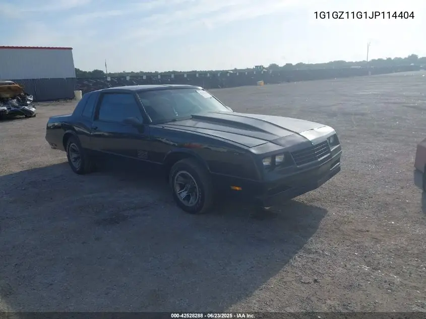 1988 Chevrolet Monte Carlo VIN: 1G1GZ11G1JP114404 Lot: 42528288