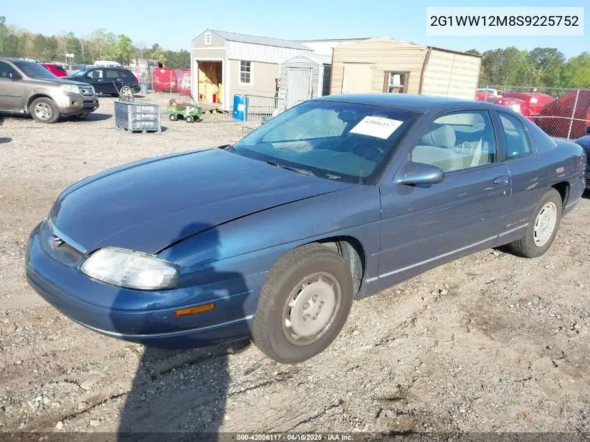 1995 Chevrolet Monte Carlo Ls VIN: 2G1WW12M8S9225752 Lot: 42006117