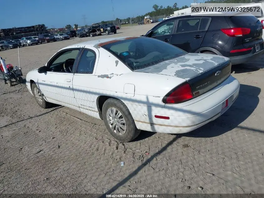 1998 Chevrolet Monte Carlo Ls VIN: 2G1WW12M9W9325672 Lot: 42142919