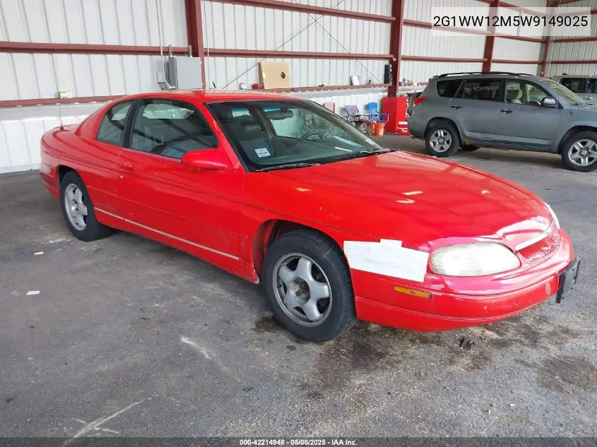 1998 Chevrolet Monte Carlo Ls VIN: 2G1WW12M5W9149025 Lot: 42214946