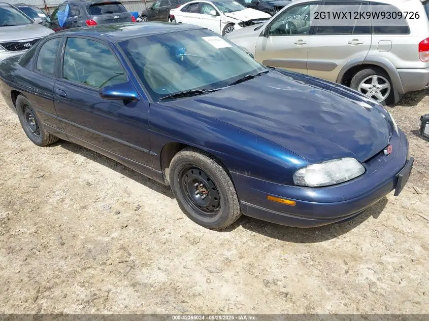 1998 Chevrolet Monte Carlo Z34 VIN: 2G1WX12K9W9309726 Lot: 42365024