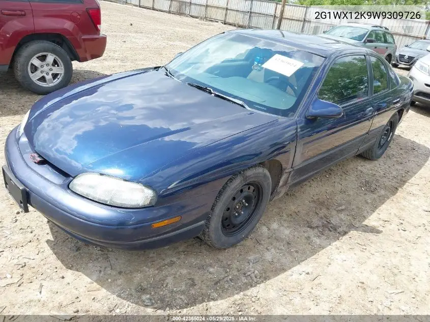 1998 Chevrolet Monte Carlo Z34 VIN: 2G1WX12K9W9309726 Lot: 42365024