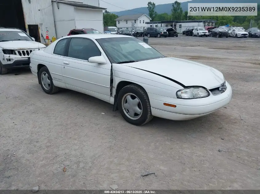 1999 Chevrolet Monte Carlo Ls VIN: 2G1WW12M0X9235389 Lot: 42434213