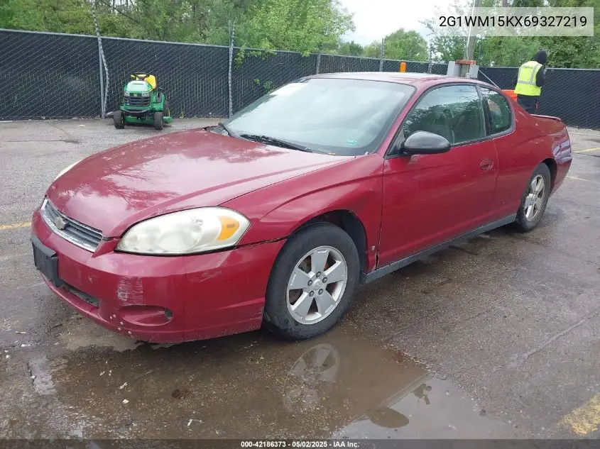 2006 Chevrolet Monte Carlo Lt VIN: 2G1WM15KX69327219 Lot: 42186373