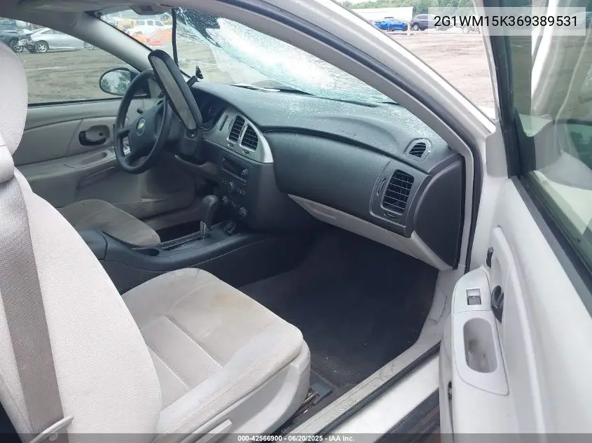 2006 Chevrolet Monte Carlo Lt VIN: 2G1WM15K369389531 Lot: 42566900