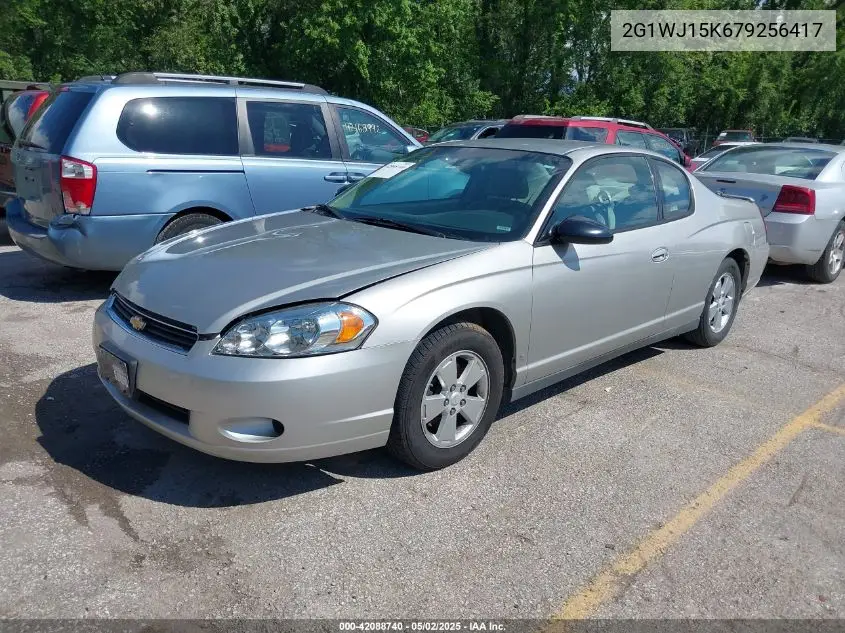 2007 Chevrolet Monte Carlo Ls VIN: 2G1WJ15K679256417 Lot: 42088740