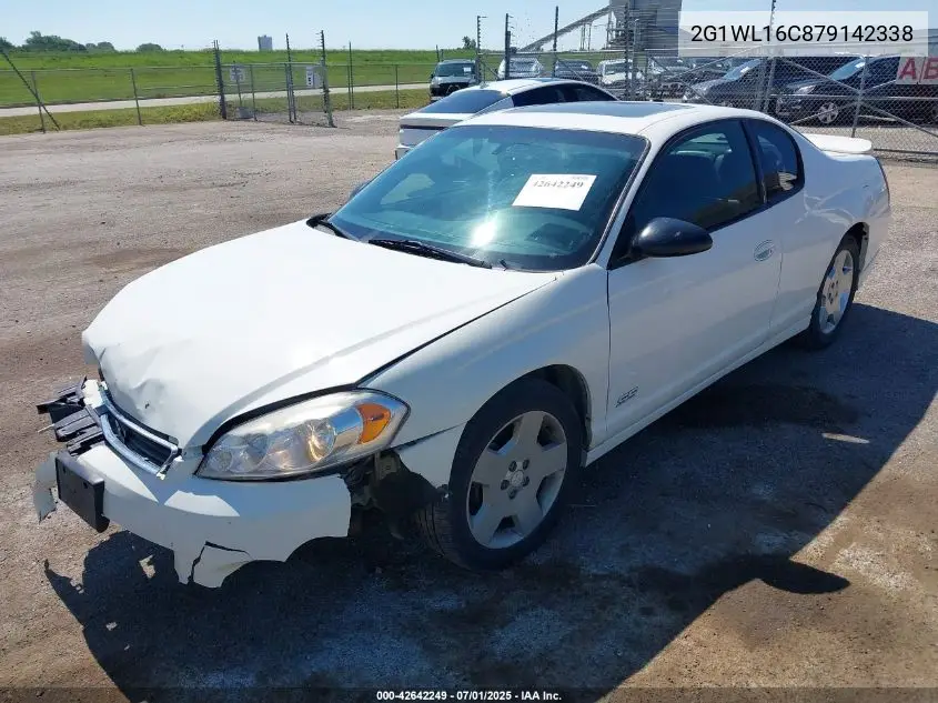2007 Chevrolet Monte Carlo Ss VIN: 2G1WL16C879142338 Lot: 42642249