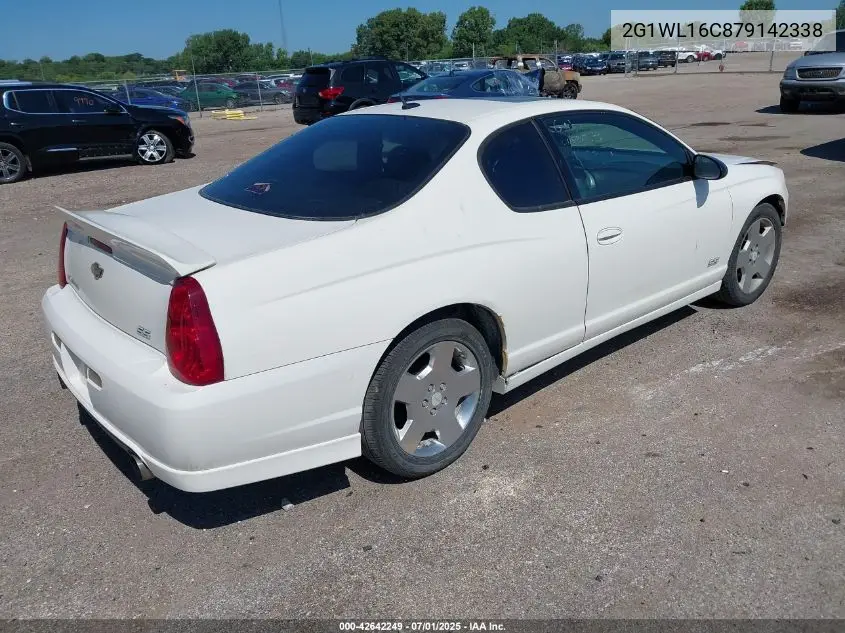 2007 Chevrolet Monte Carlo Ss VIN: 2G1WL16C879142338 Lot: 42642249