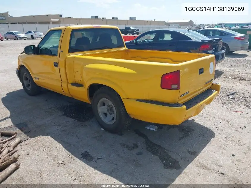 2003 Chevrolet S-10 Ls VIN: 1GCCS14H138139069 Lot: 42815999