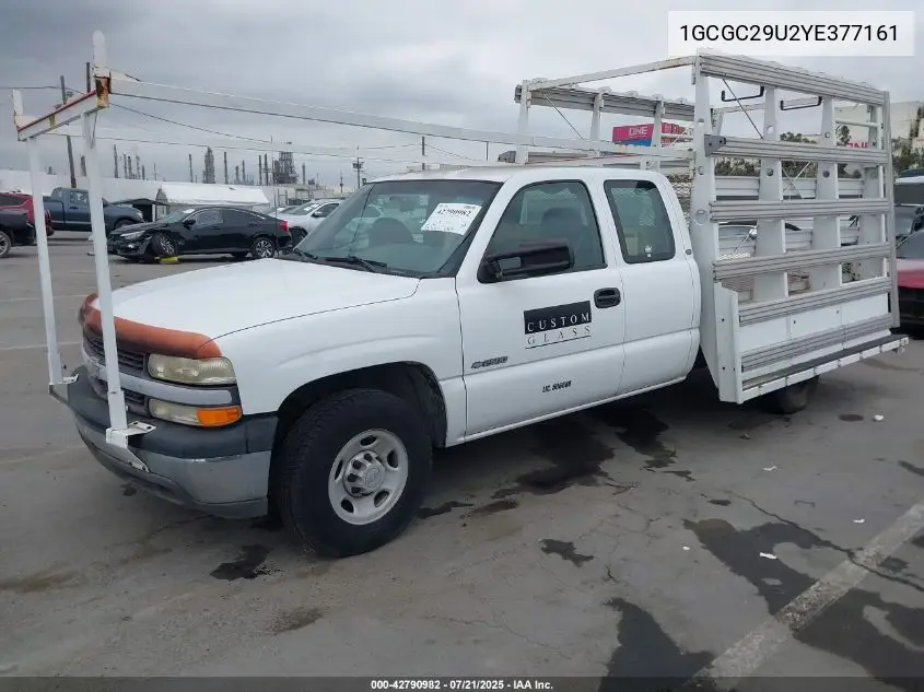 2000 Chevrolet Silverado 2500 VIN: 1GCGC29U2YE377161 Lot: 42790982