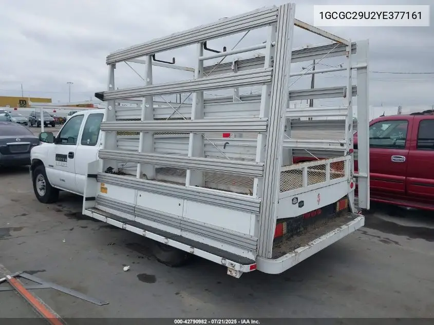 2000 Chevrolet Silverado 2500 VIN: 1GCGC29U2YE377161 Lot: 42790982