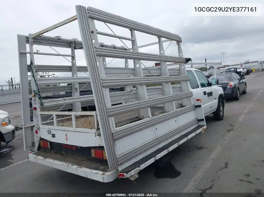 2000 Chevrolet Silverado 2500 VIN: 1GCGC29U2YE377161 Lot: 42790982