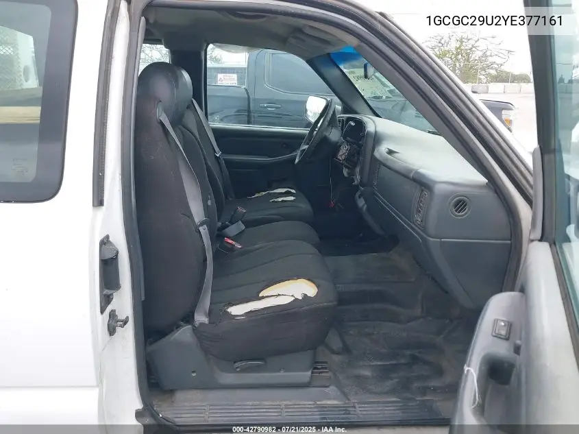 2000 Chevrolet Silverado 2500 VIN: 1GCGC29U2YE377161 Lot: 42790982