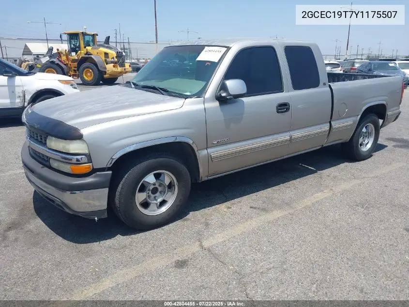 2000 Chevrolet Silverado 1500 Lt VIN: 2GCEC19T7Y1175507 Lot: 42804455