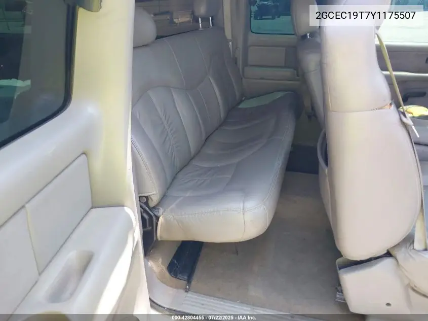 2000 Chevrolet Silverado 1500 Lt VIN: 2GCEC19T7Y1175507 Lot: 42804455