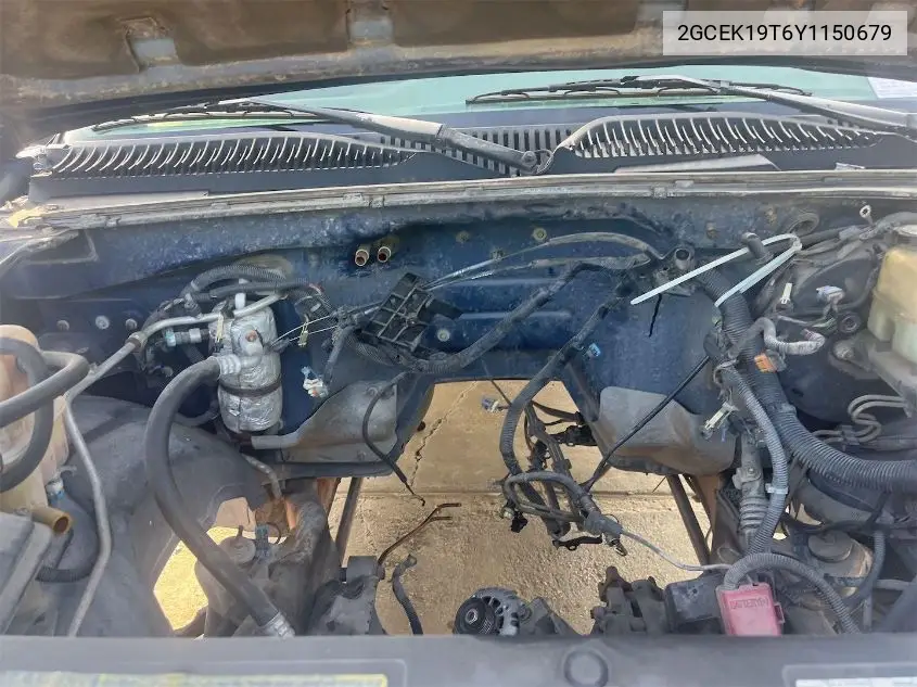 2000 Chevrolet Silverado K1500 VIN: 2GCEK19T6Y1150679 Lot: 42812660